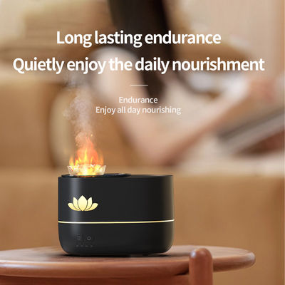 Automatic Outage Protection Fire Flame Humidifier 350ml With Timing