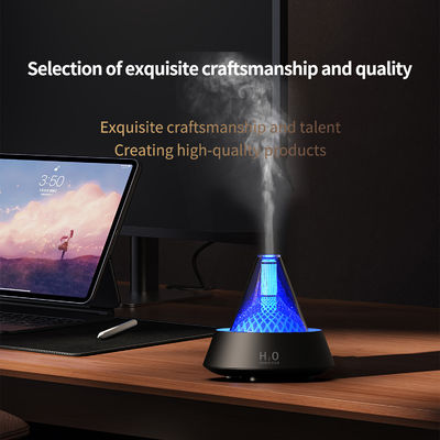 8 hours working time fire effect humidifier dc 5v voltage with 7 colors led light