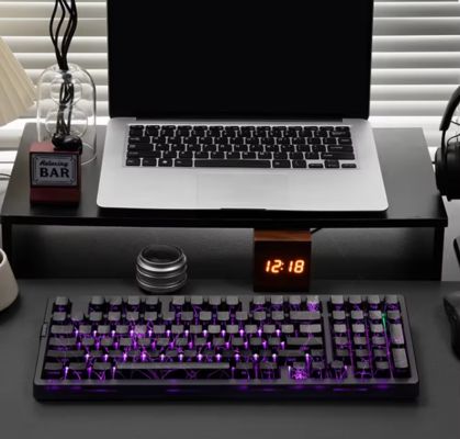 Lightweight and Durable Magnetic Axis Keyboard with USB Interface and RGB Backlighting for Windows/Mac