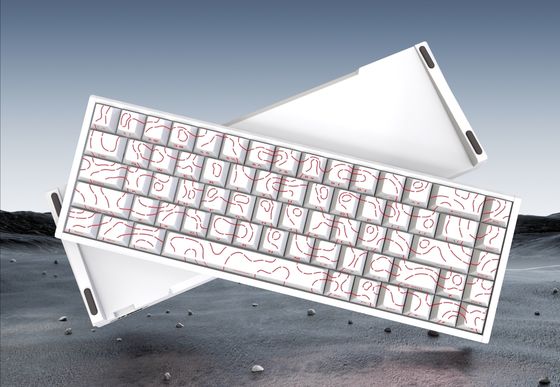 Full Size Magnetic Axis Keyboard with OEM Keycap Profile, RGB Backlighting, and Anti-Ghosting for Enhanced Typing and Gaming