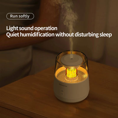 Bedroom Small Flame Humidifiers 0.7kg with 7 Colors LED Light