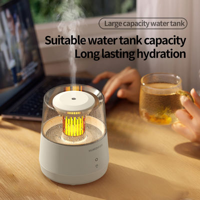 Simulation Raindrop Flame Aroma Humidifier 320ml With Less Than 35dB Noise Level