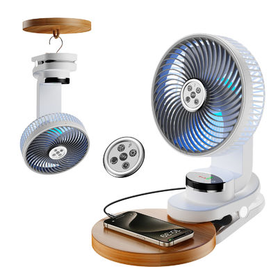 9 Speeds Clip On Multifunctional Portable Fan Small Battery Rechargeable 20000MAh