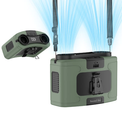 Socool Fan 20000mAh Mini Rechargeable Portable Emergency Power Clip Waist Fan Type-c Super Wind Super Quiet Table Fan