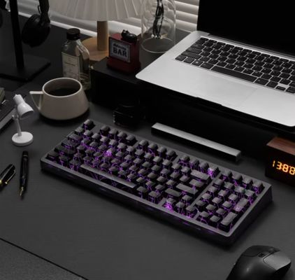 Durable Aluminum Alloy Magnetic Axis Keyboard with 2.0mm Key Travel Distance for Gaming and Typing
