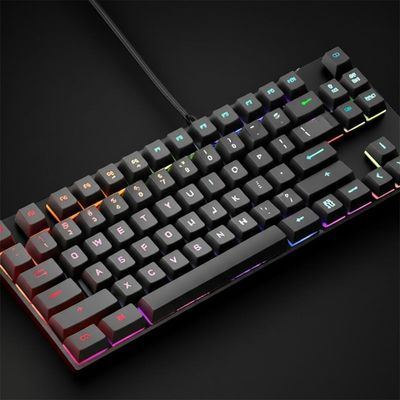 Full Size Magnetic Axis Keyboard with OEM Keycap Profile and Programmable Keys for Enhanced Typing Experience
