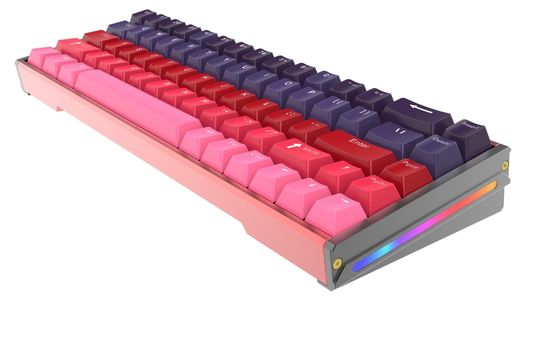 Professional Magnetic Axis Keyboard with USB Interface ABS Keycaps and Aluminum Alloy Frame for Gaming and Typing