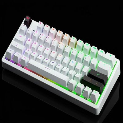 Customizable Magnetic Axis Mechanical Keyboard with Programmable Keys and Double-Shot Keycap Printing